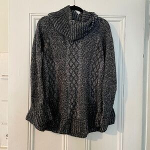 Charcoal gray women's sweater